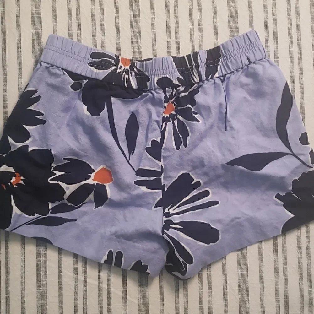 J.Crew- Floral print shorts. Like new. Size 0